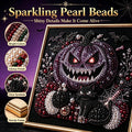 🔥 LAST DAY 49% OFF – 🖤 Premium 3D Pearl Dark Gothic Diamond Painting Art Kit | Luxury Flocked Canvas with Scratch-Resistant Non-Fading Pearl Beads DIY Dark Academia Decor 💀🕯️✨