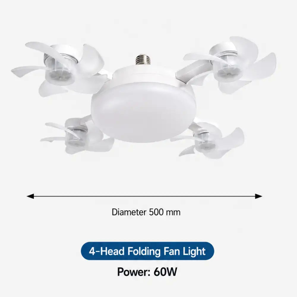 🔥Limited Time 70% off —— 2-in-1 E27 Ceiling Fan Light with Remote Control