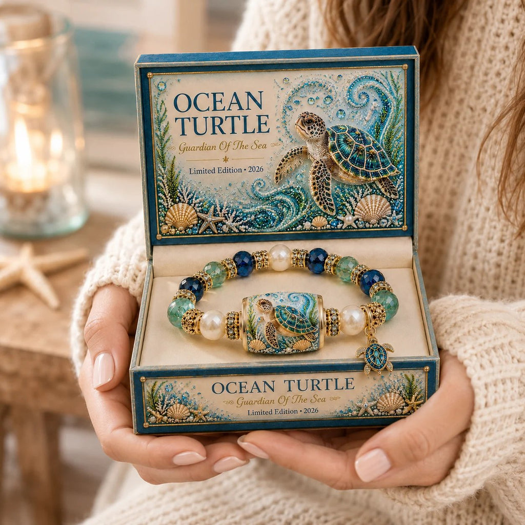 💥 Last Day 49% OFF – 🌊 Ocean Guardian Bracelet Collection | 7 Marine Creature Designs, Gemstone-Style Beads & Matching Sea Charms 🐚✨