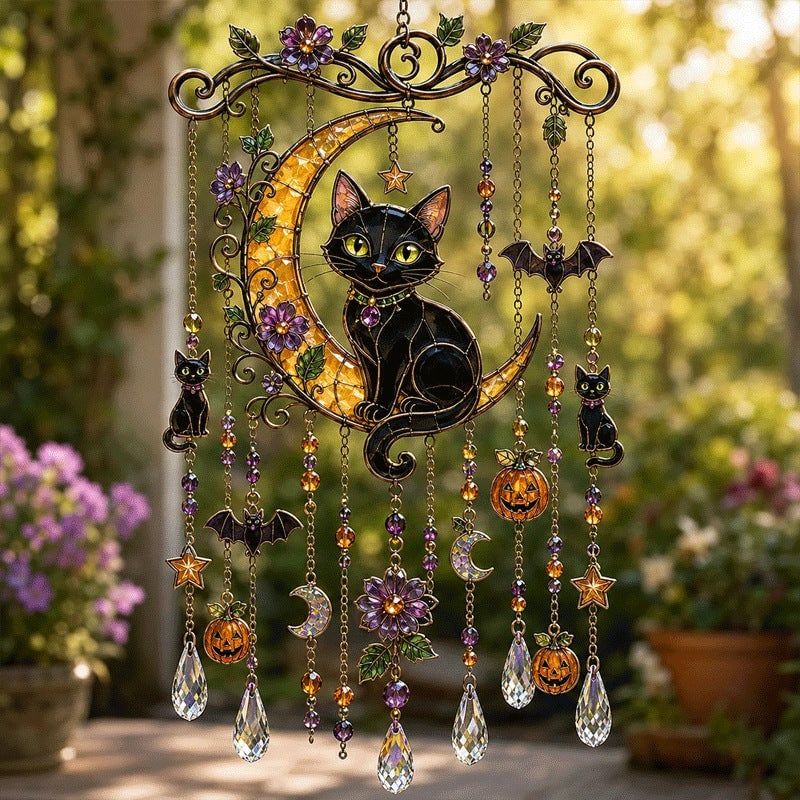 🔥Halloween Early Bird Special: Enjoy 70% OFF —— Halloween Themed Crystal Wind Chime
