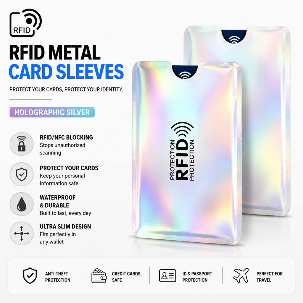 🔥Only Today—50% OFF Limited Time Offer, RFID Blocking Card Sleeves