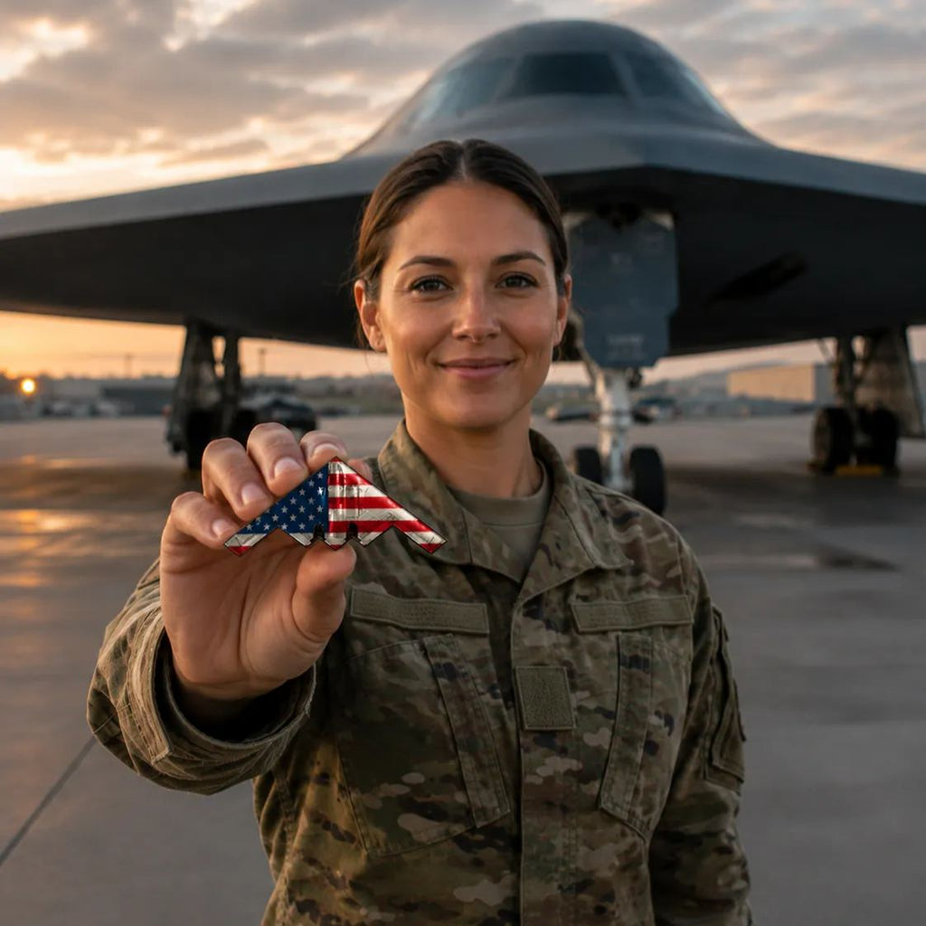 🔥250th Anniversary Patriotic Collectible —— Stealth Bomber Challenge Coin