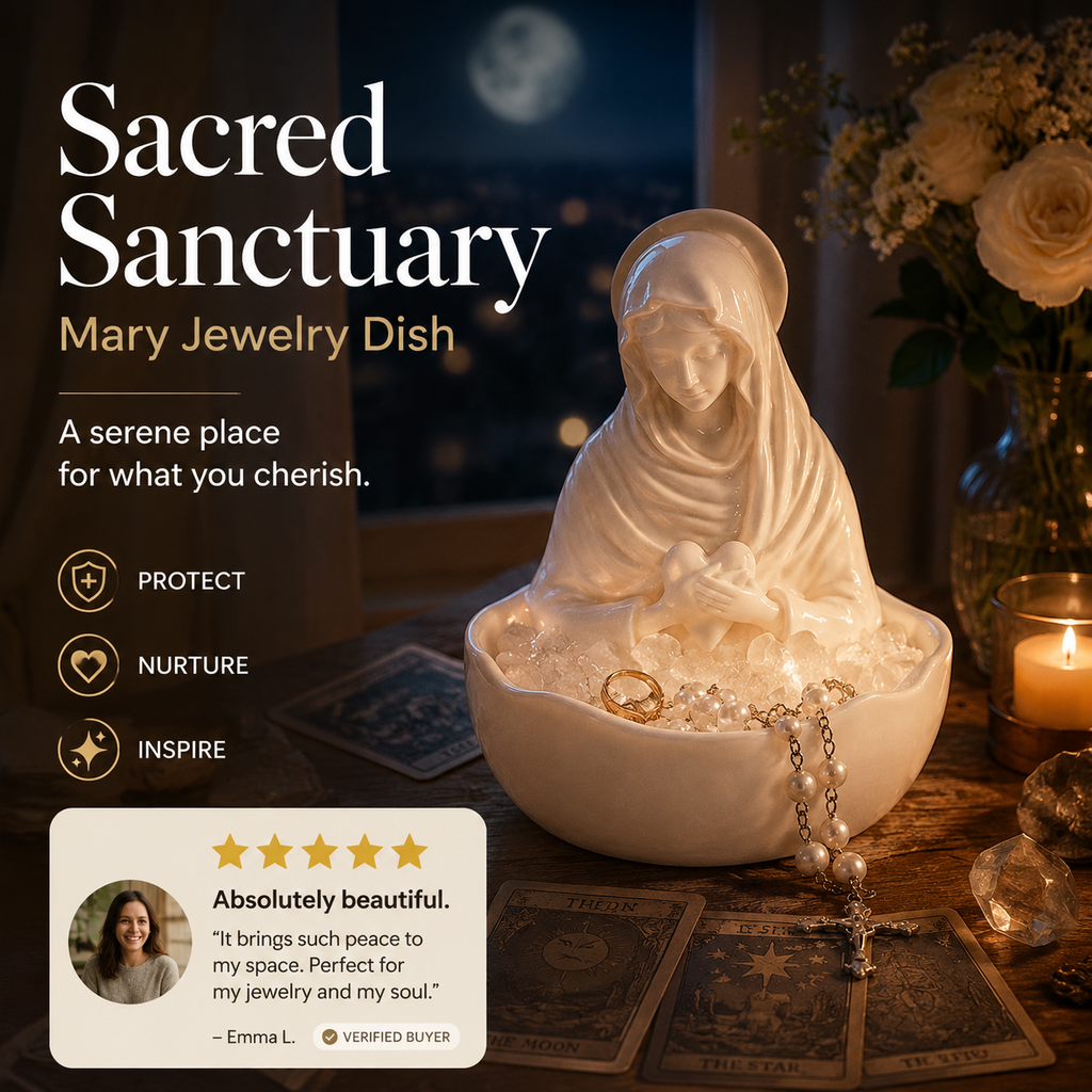 🔥Last Day 70% OFF —— Handmade Virgin Mary Catch-All Bowl