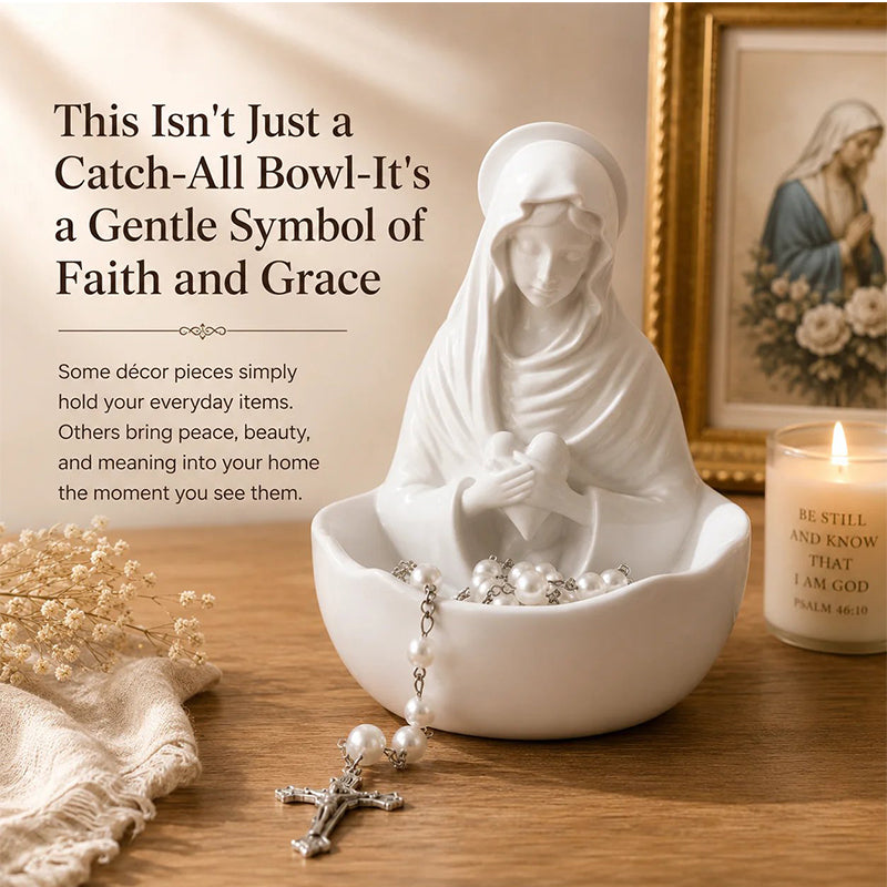 🔥Last Day 70% OFF —— Handmade Virgin Mary Catch-All Bowl