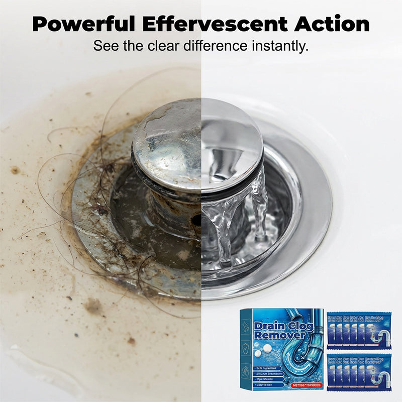 🔥Last Day 70% OFF🔥——Effervescent Drain Clog Remover Tablets